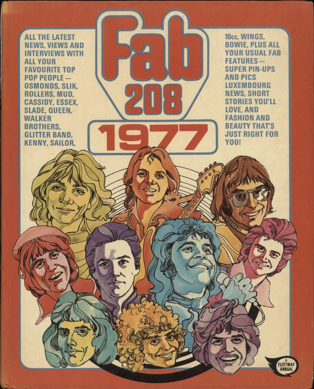 Various Artists Fab 208 Annual 1977 UK book 85037-305-0