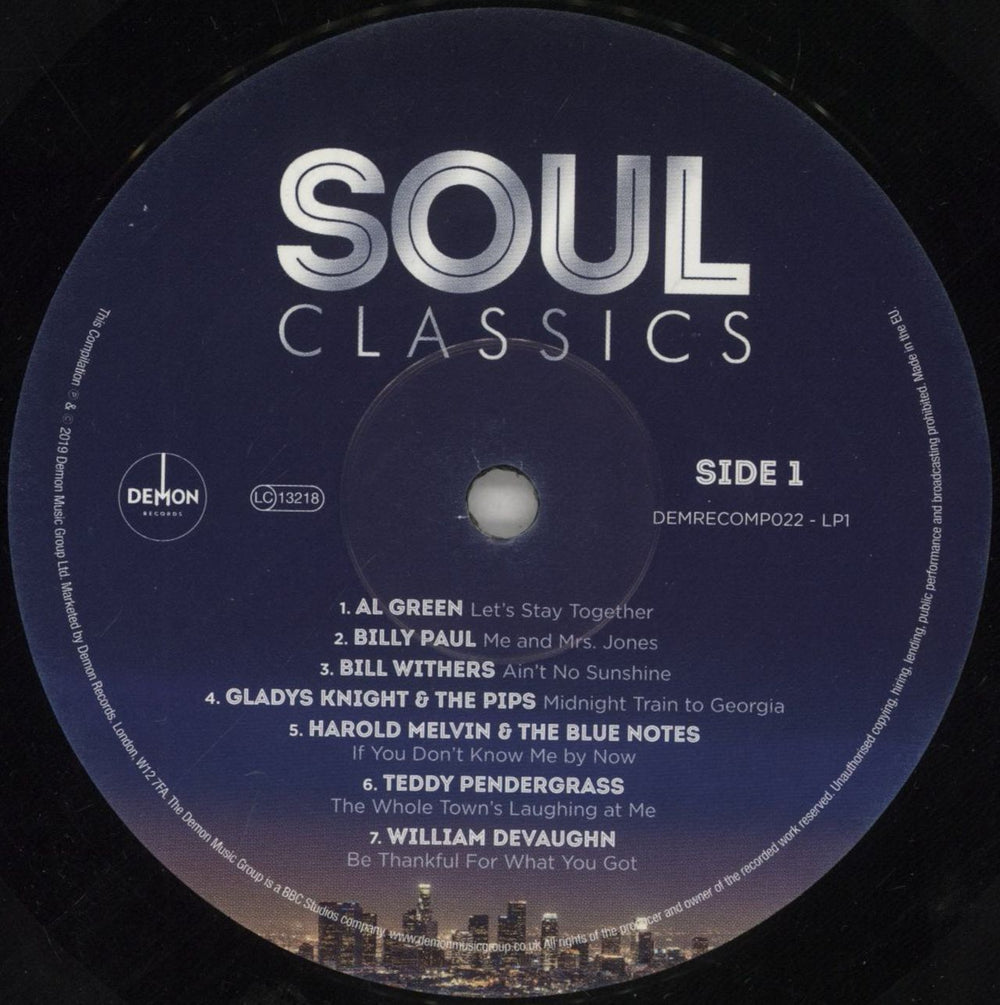 Various Artists Soul Classics UK 2-LP vinyl record set (Double LP Album) VAR2LSO861780
