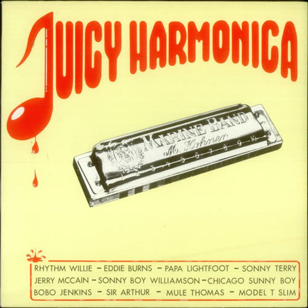 Various-Blues & Gospel Juicy Harmonica Dutch vinyl LP album (LP record) CG709-06