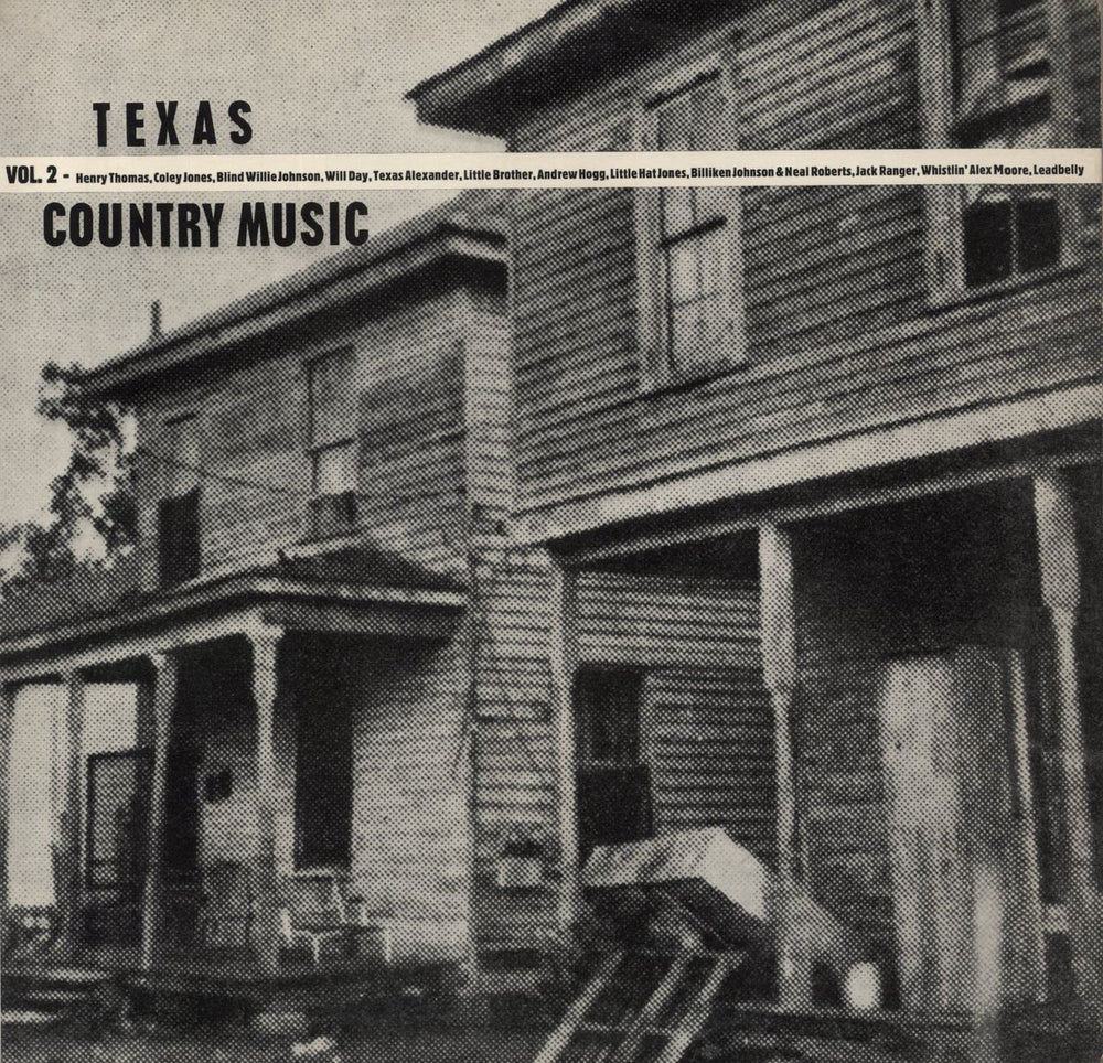 Various-Blues & Gospel Texas Country Music Vol. 2 UK vinyl LP album (LP record) RL-315