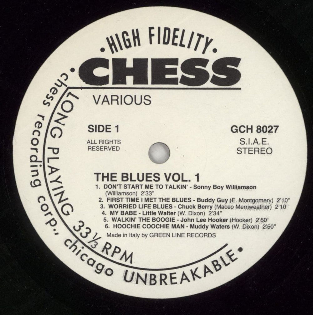 Various-Blues & Gospel The Blues Volume 1 Italian vinyl LP album (LP record) V-BLPTH869981