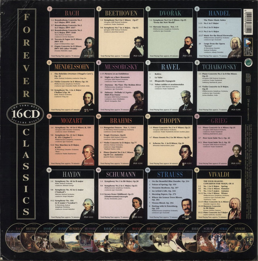 Various-Classical & Orchestral Forever Classics UK Promo CD Album Box Set