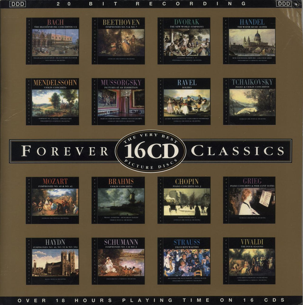 Various-Classical & Orchestral Forever Classics UK Promo CD Album Box Set PLATBX860
