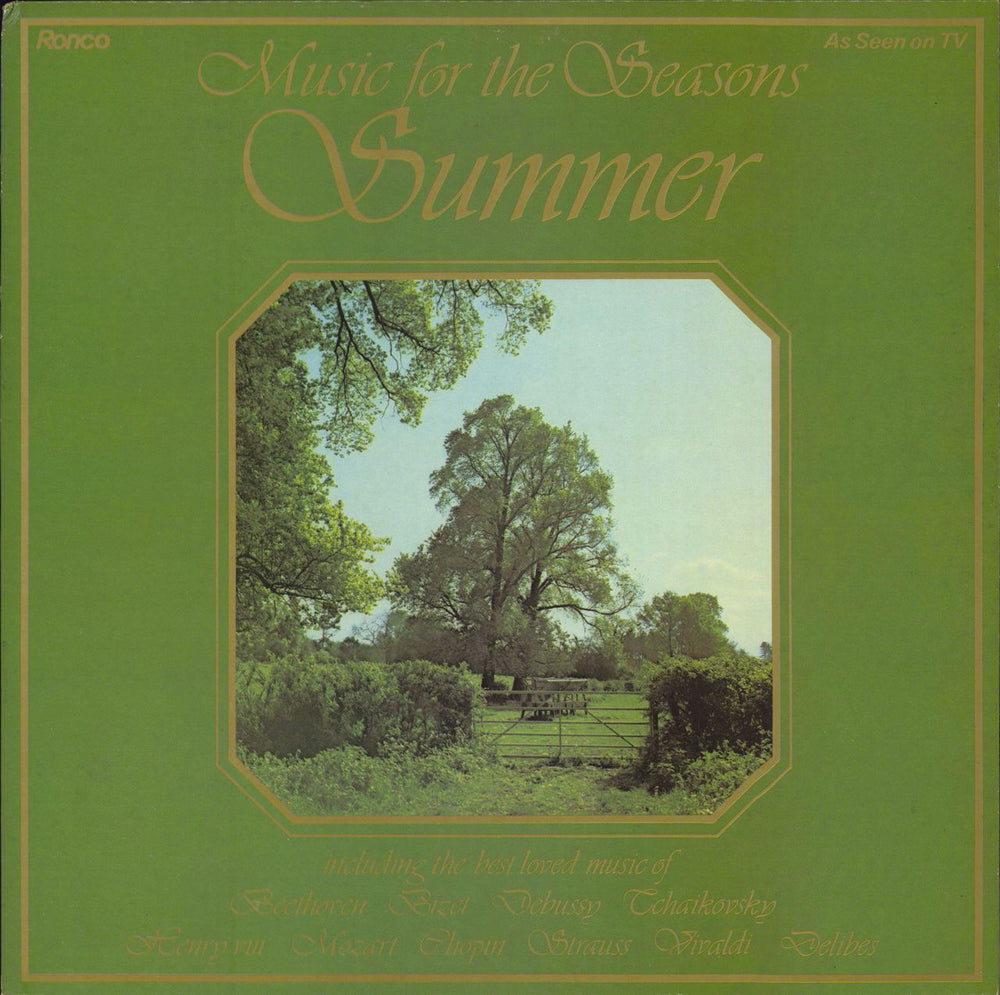 Various-Classical & Orchestral Music For The Seasons - Spring, Summer, Autumn & Winter UK 4-LP vinyl album record set