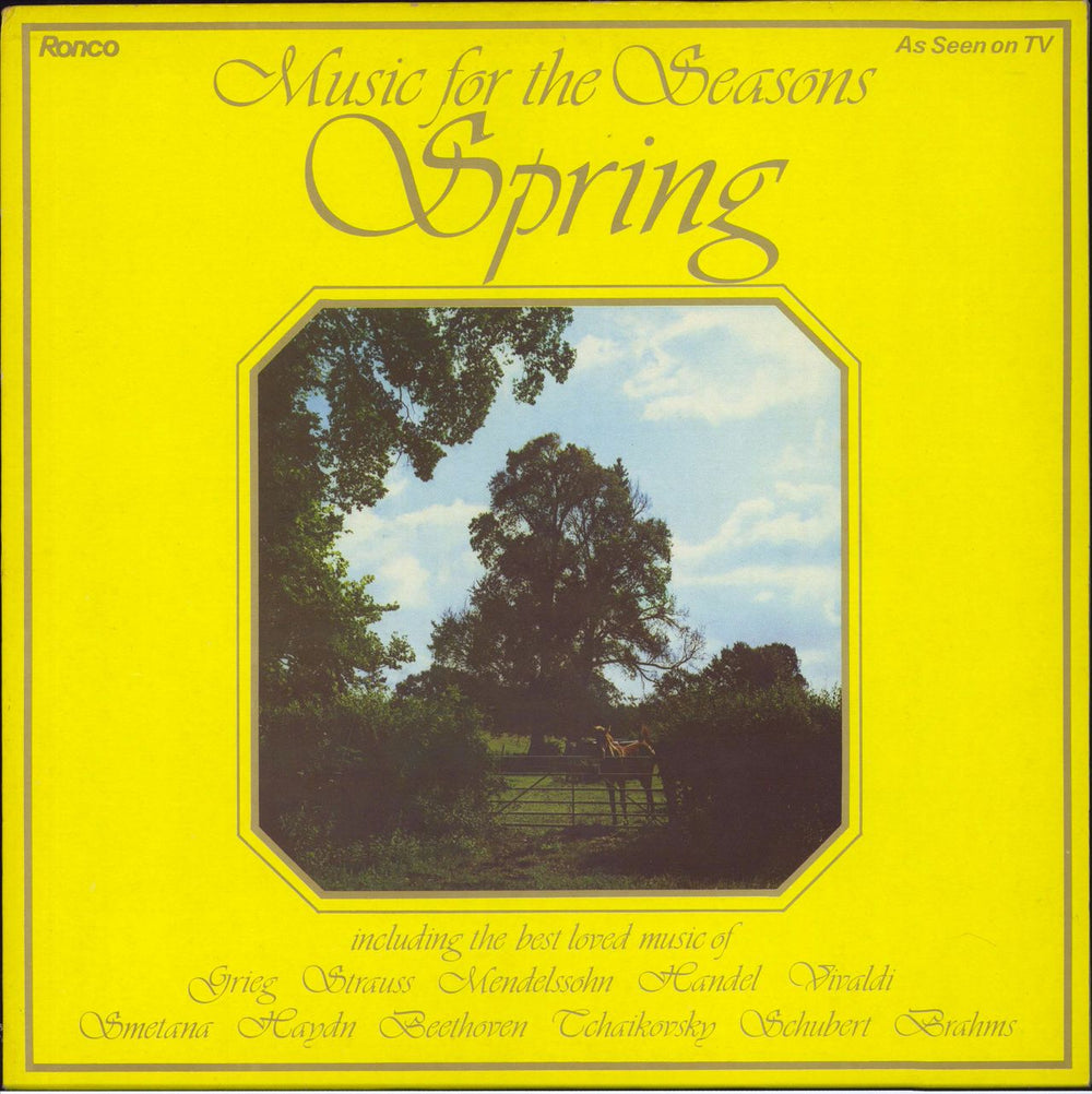 Various-Classical & Orchestral Music For The Seasons - Spring, Summer, Autumn & Winter UK 4-LP vinyl album record set RTL2075A-D