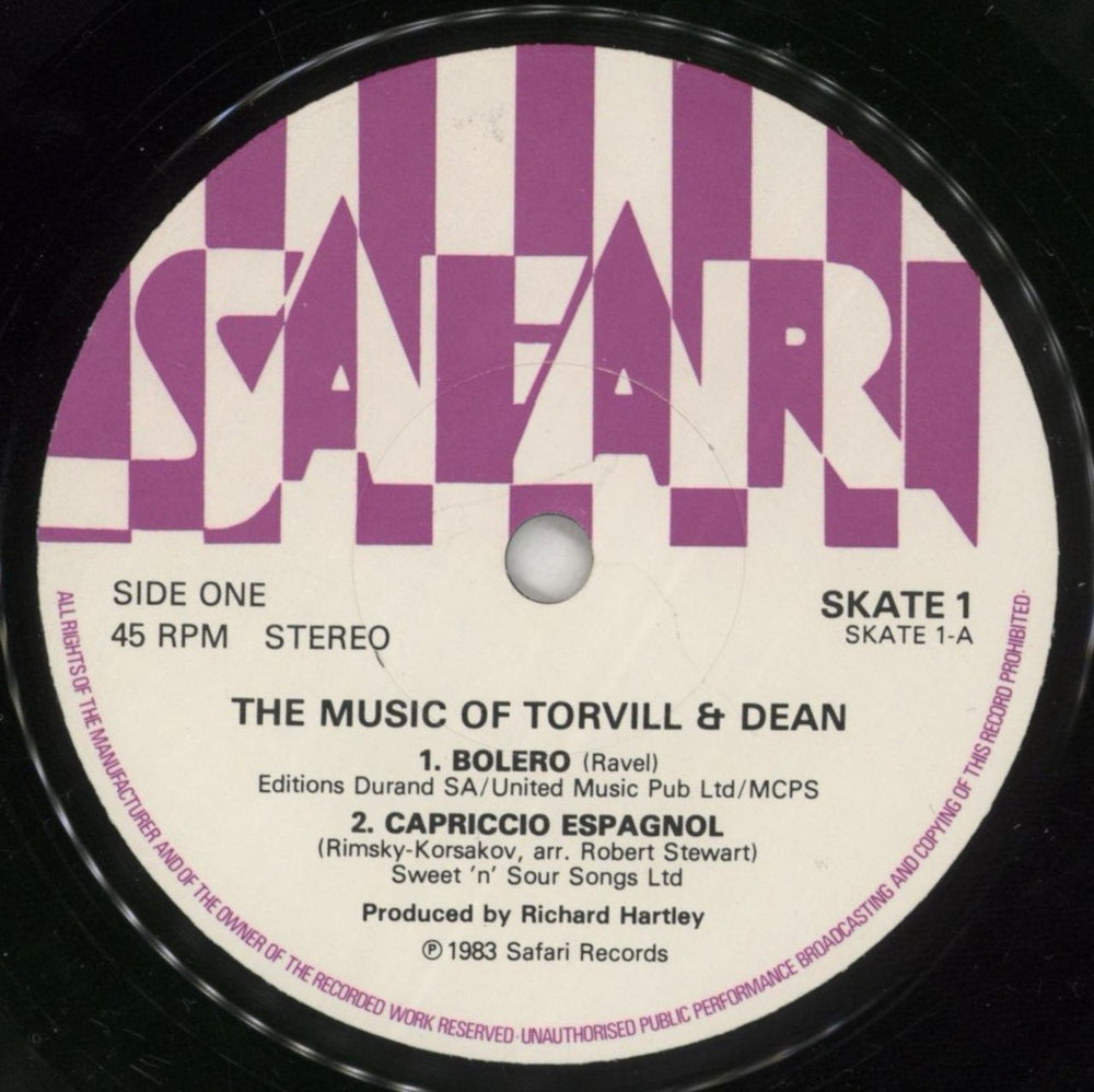 Various-Classical & Orchestral The Music Of Torvill & Dean UK 7" vinyl single (7 inch record / 45) VAF07TH521485