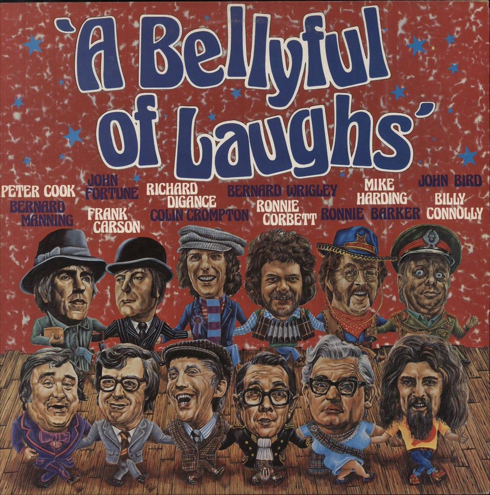 Various-Comedy A Bellyful Of Laughs UK vinyl LP album (LP record) XTRA1167