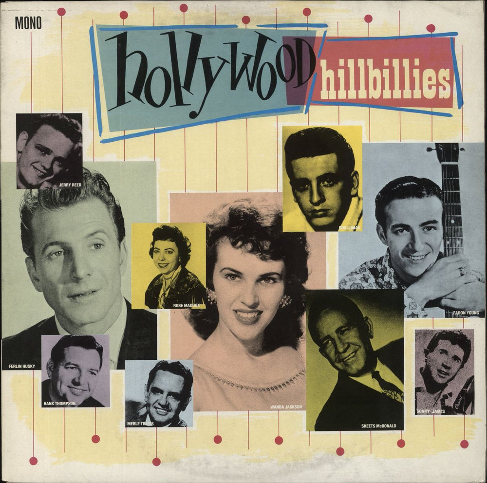 Various-Country Hollywood Hillbillies UK vinyl LP album (LP record) SEE98