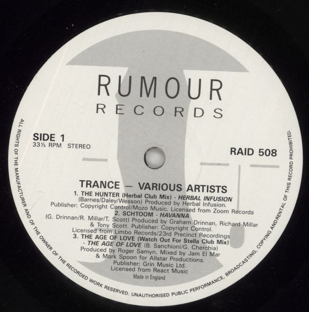 Various-Dance Trance UK 2-LP vinyl record set (Double LP Album) D.V2LTR861433