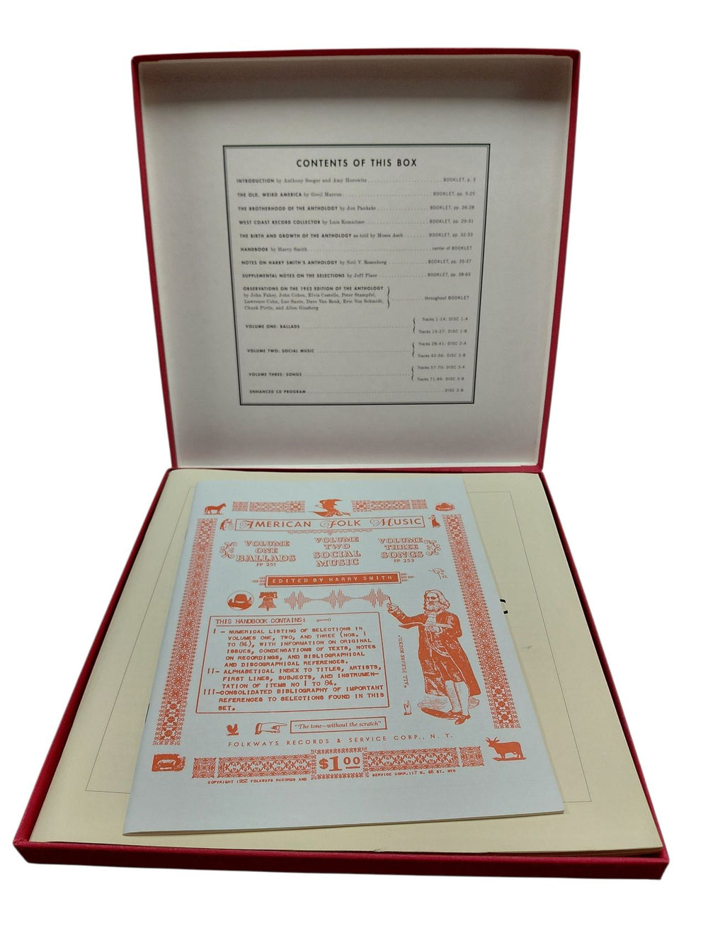 Various-Folk Anthology Of American Folk Music US CD Album Box Set V-FDXAN720776