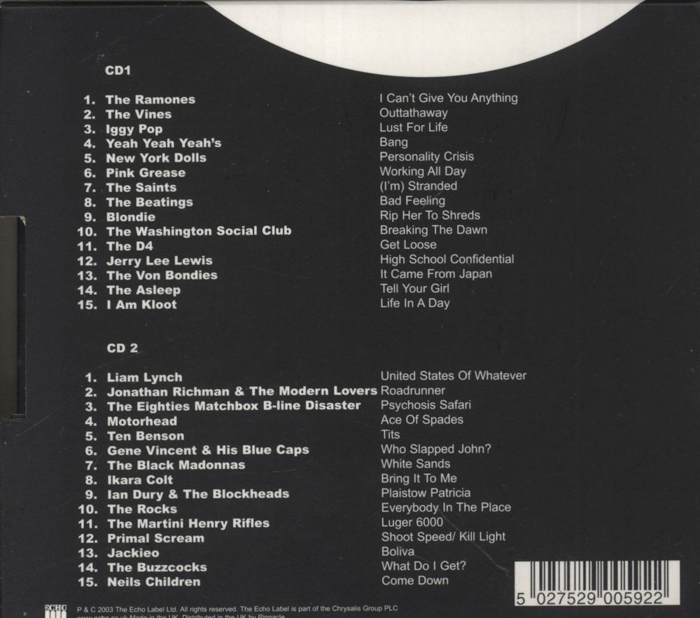 Various-Indie Acupuncture Rocks UK 2 CD album set (Double CD) 5027529005922