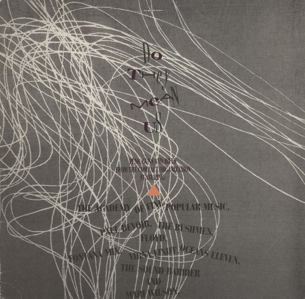 Various-Indie Do They Mean Us UK 2-LP vinyl record set (Double LP Album) PACT6