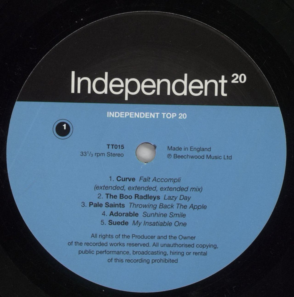 Various-Indie Independent 20 - Issue 15 UK 2-LP vinyl record set (Double LP Album) I-V2LIN315689
