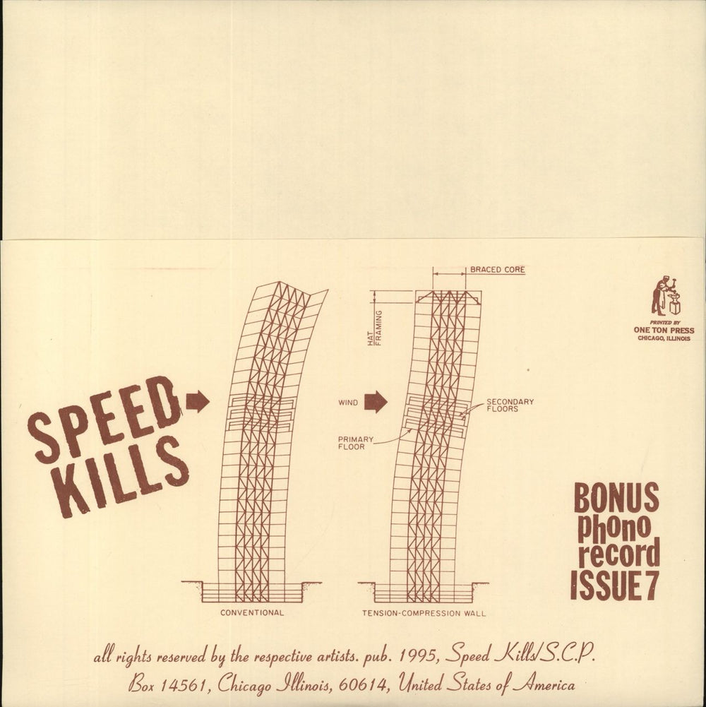 Various-Indie Speed Kills [Bonus Phono Record Issue 7] US 10" vinyl single (10 inch record)