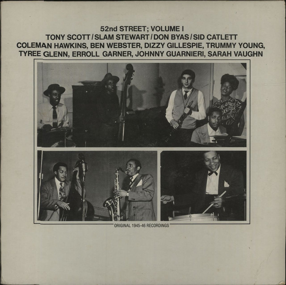 Various-Jazz 52nd Street; Volume 1 UK vinyl LP album (LP record) 2344049