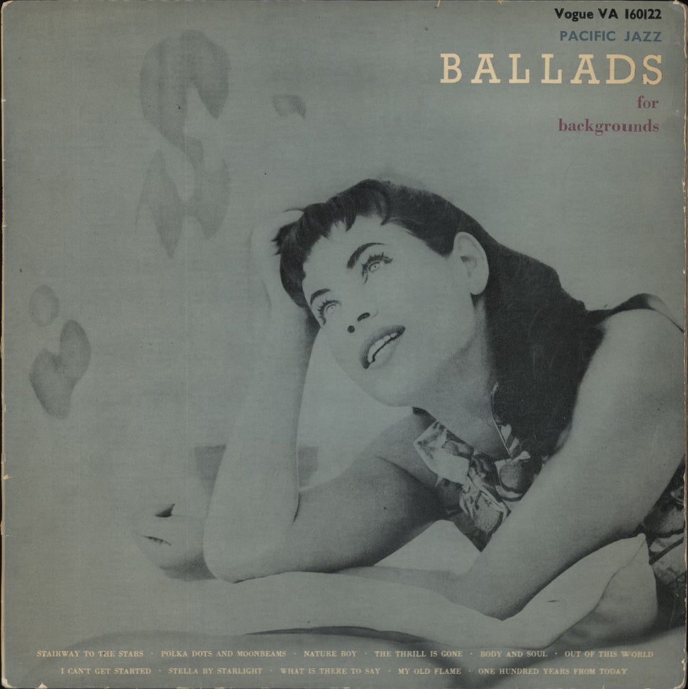 Various-Jazz Ballads For Backgrounds UK vinyl LP album (LP record) VA160122