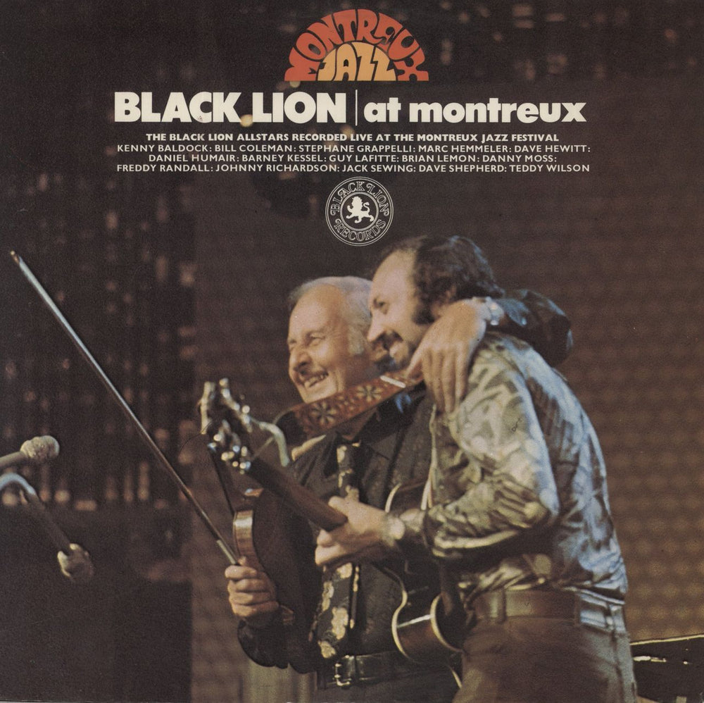 Various-Jazz Black Lion At Montreux South African vinyl LP album (LP record) BKC9006