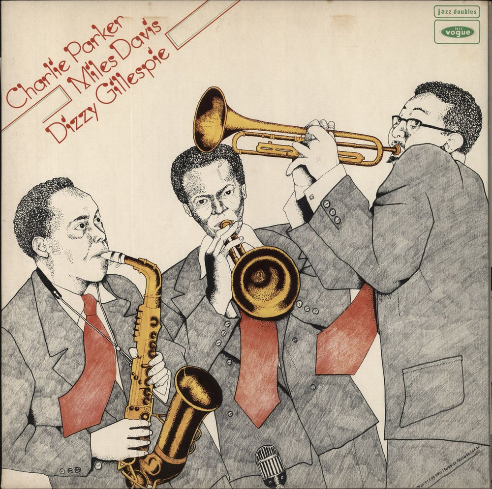 Various-Jazz Charlie Parker, Miles Davis, Dizzy Gillespie - Test Pressing UK Promo 2-LP vinyl record set (Double LP Album) VJD529