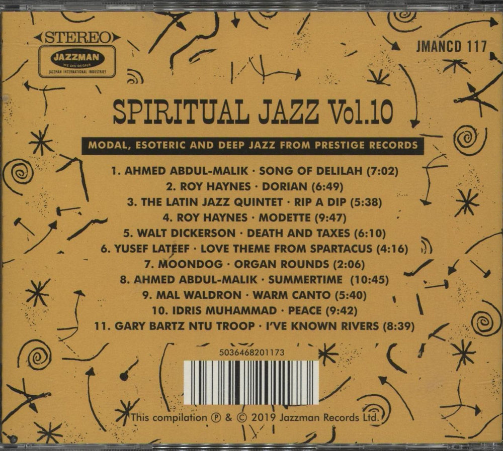Various-Jazz Spiritual Jazz 10: Prestige (Modal, Esoteric And Deep Jazz From Prestige Records) French CD album (CDLP) 5036468201173