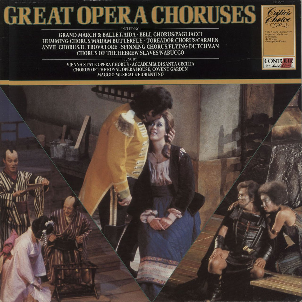 Various-Opera Great Opera Choruses UK vinyl LP album (LP record) CC7567