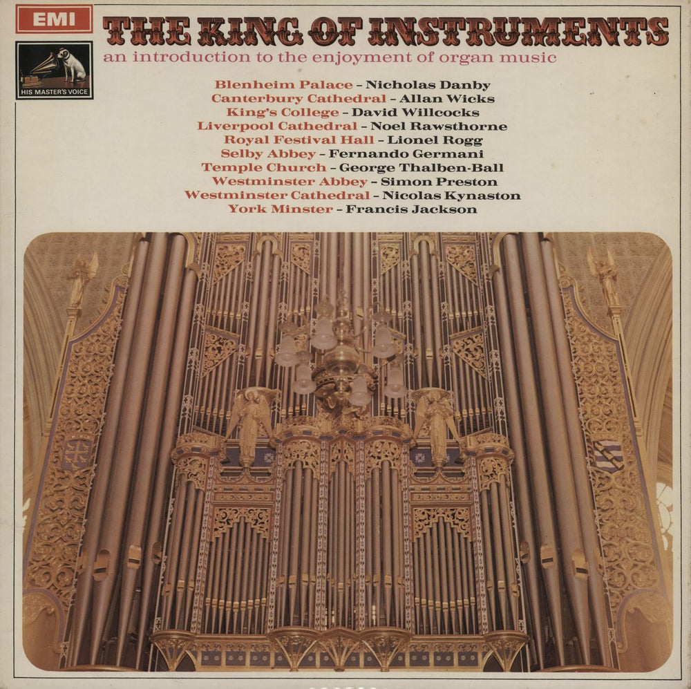 Various-Organs The King of Instruments UK vinyl LP album (LP record) SEOM4