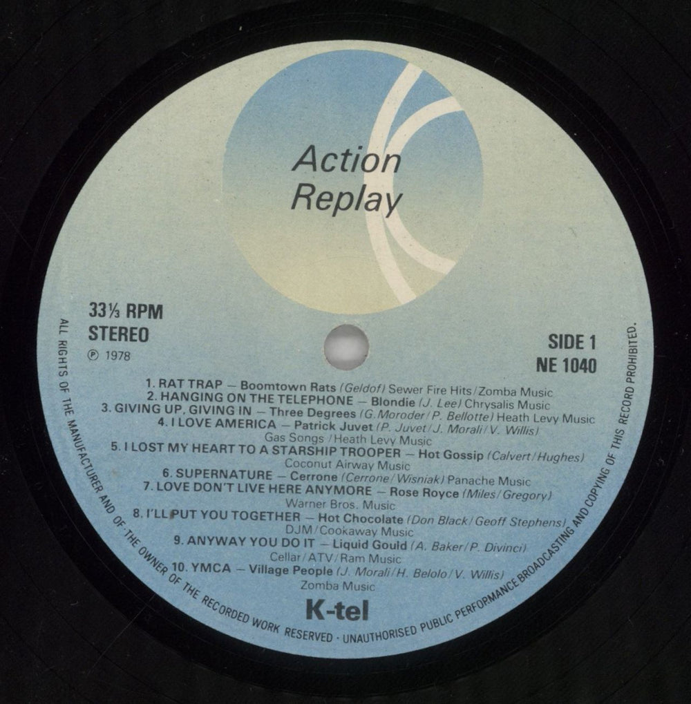 Various-Pop Action Replay UK vinyl LP album (LP record) 7VALPAC285280