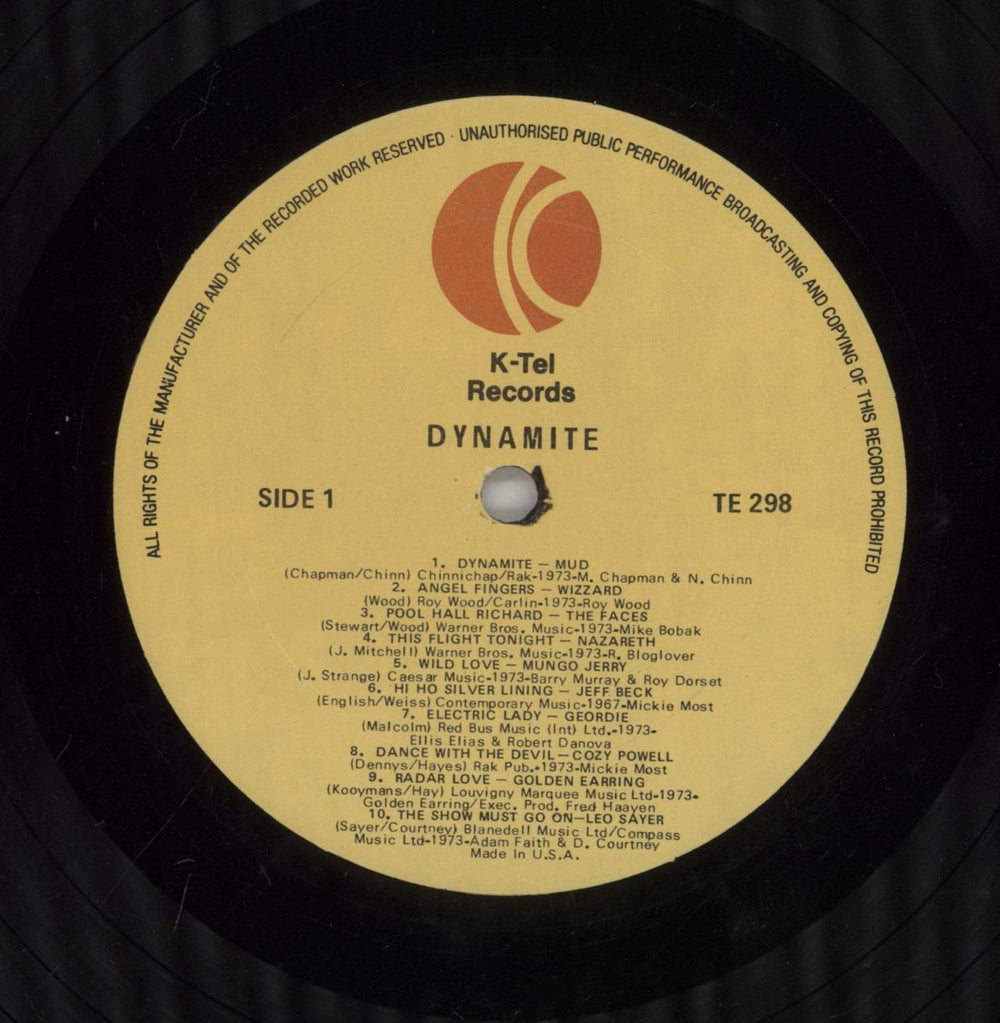 Various-Pop Dynamite US vinyl LP album (LP record) 7VALPDY460901