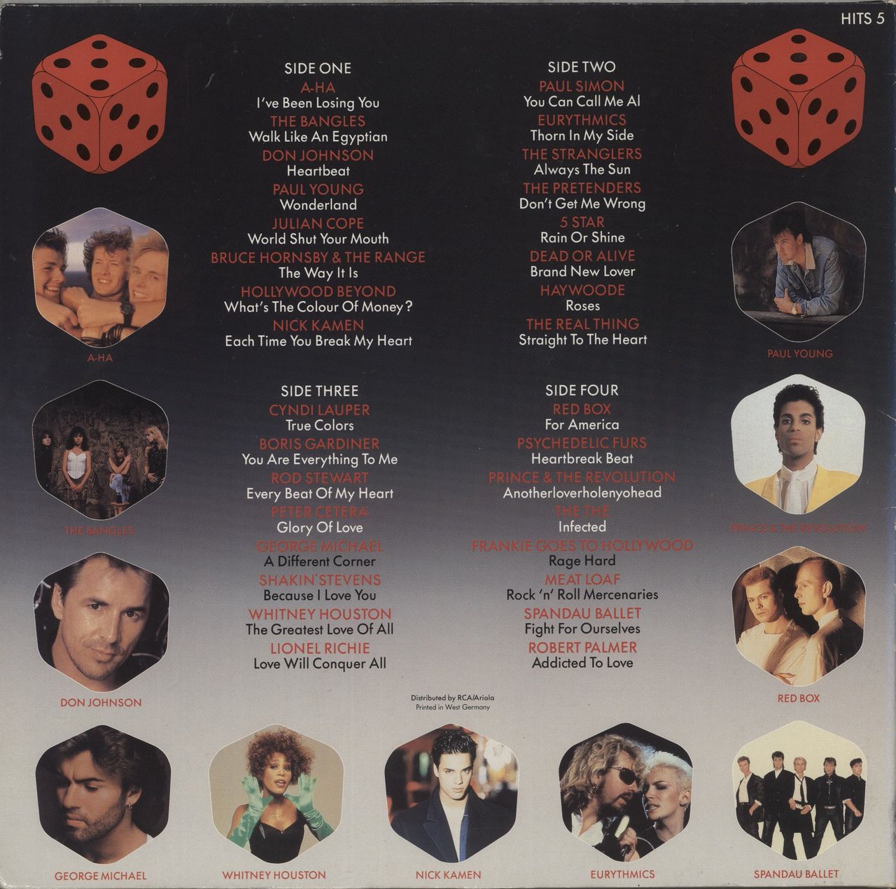 Various-Pop Hits 5 German 2-LP vinyl record set (Double LP Album)