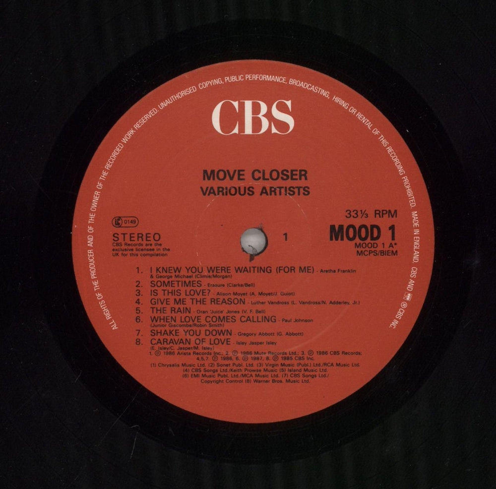 Various-Pop Move Closer UK vinyl LP album (LP record) 7VALPMO512607