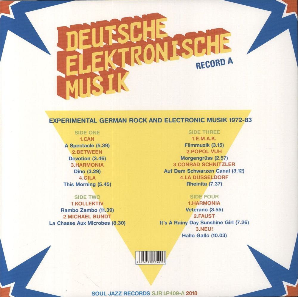 Various-Prog & Psych Deutsche Elektronische Musik - Experimental German Rock & Electronic Musik 1972-83 - Record A UK 2-LP vinyl record set (Double LP Album) 5026328004099