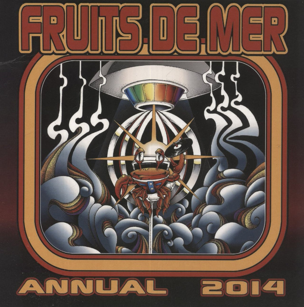 Various-Prog & Psych Fruits De Mer Annual 2014 UK 7" vinyl single (7 inch record / 45) CRUSTACEAN44