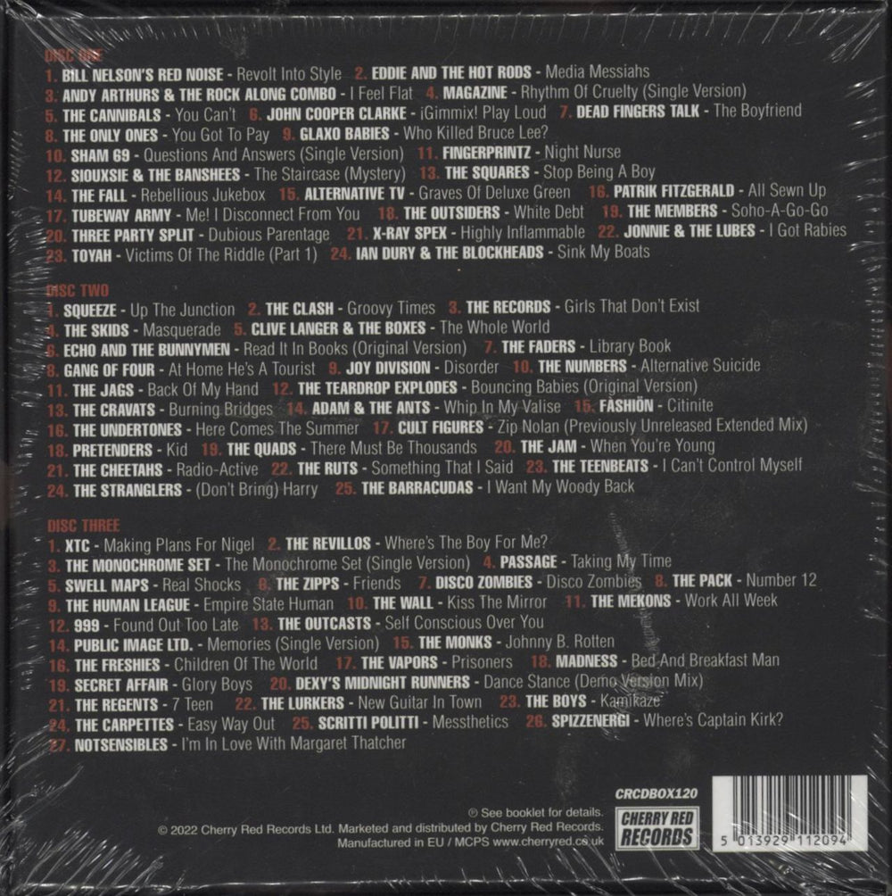 Various-Punk & New Wave Revolt Into Style 1979 UK CD Album Box Set 5013929112094