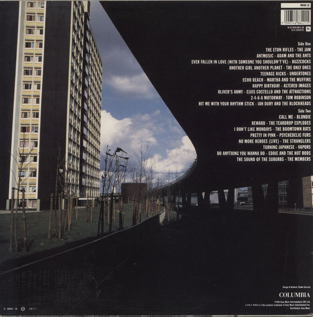 Various-Punk & New Wave The Sound Of The Suburbs UK vinyl LP album (LP record) 5099746884215