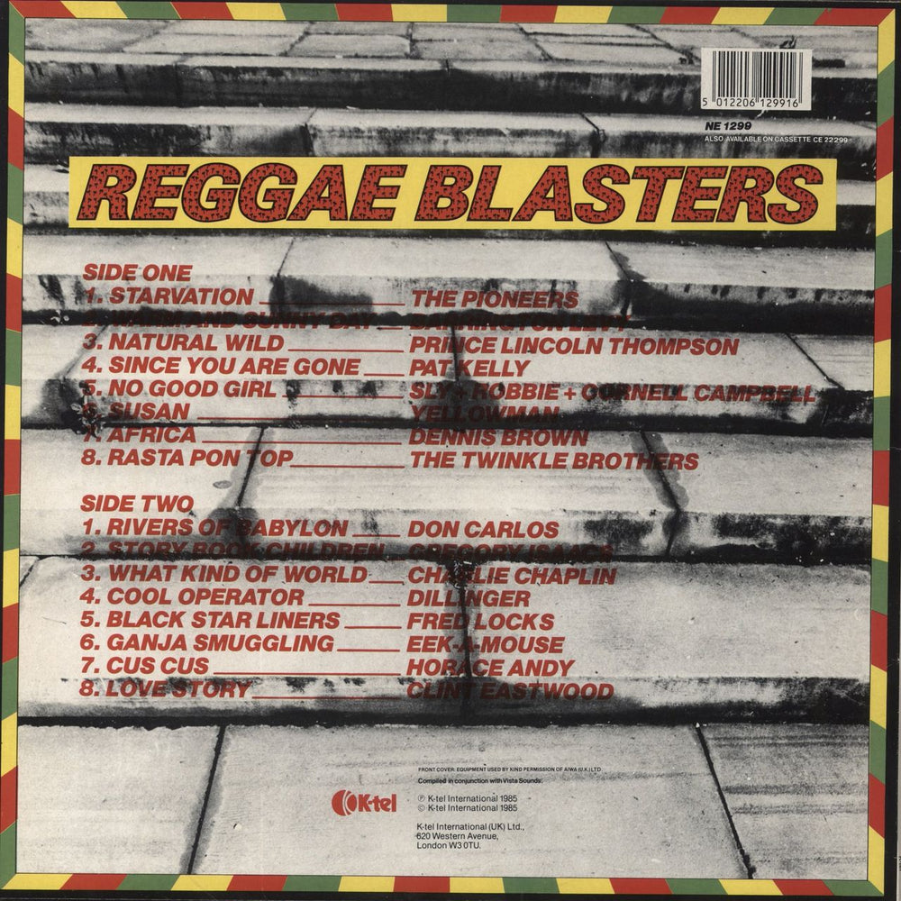 Various-Reggae & Ska Reggae Blasters UK vinyl LP album (LP record) 5012206129916