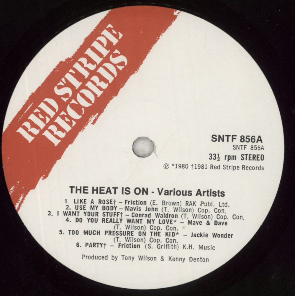 Various-Reggae & Ska The Heat Is On UK vinyl LP album (LP record) V-ALPTH856350