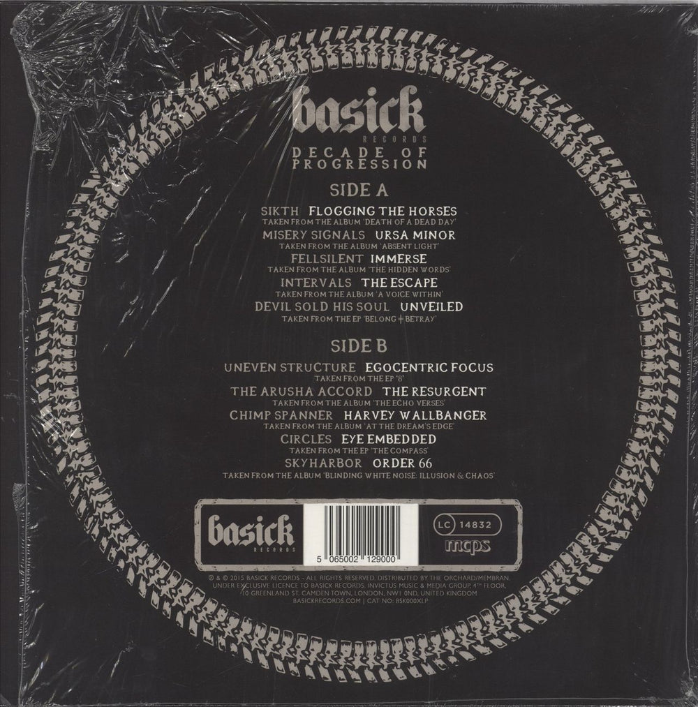 Various-Rock & Metal Basick Records: Decade Of Progression - RSD UK vinyl LP album (LP record) 5065002129000