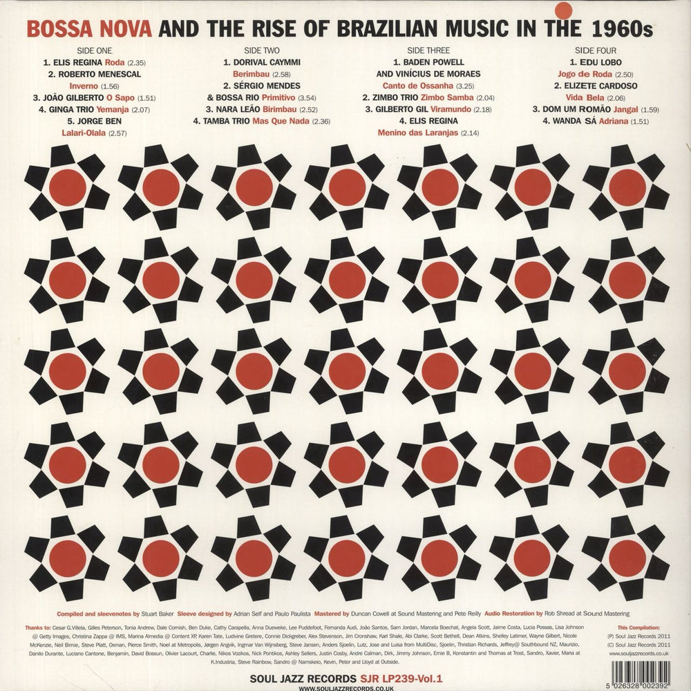 Various-Soul & Funk Bossa Nova And The Rise Of Brazilian Music In The 1960s - Volume One UK 2-LP vinyl record set (Double LP Album) 5026328102399