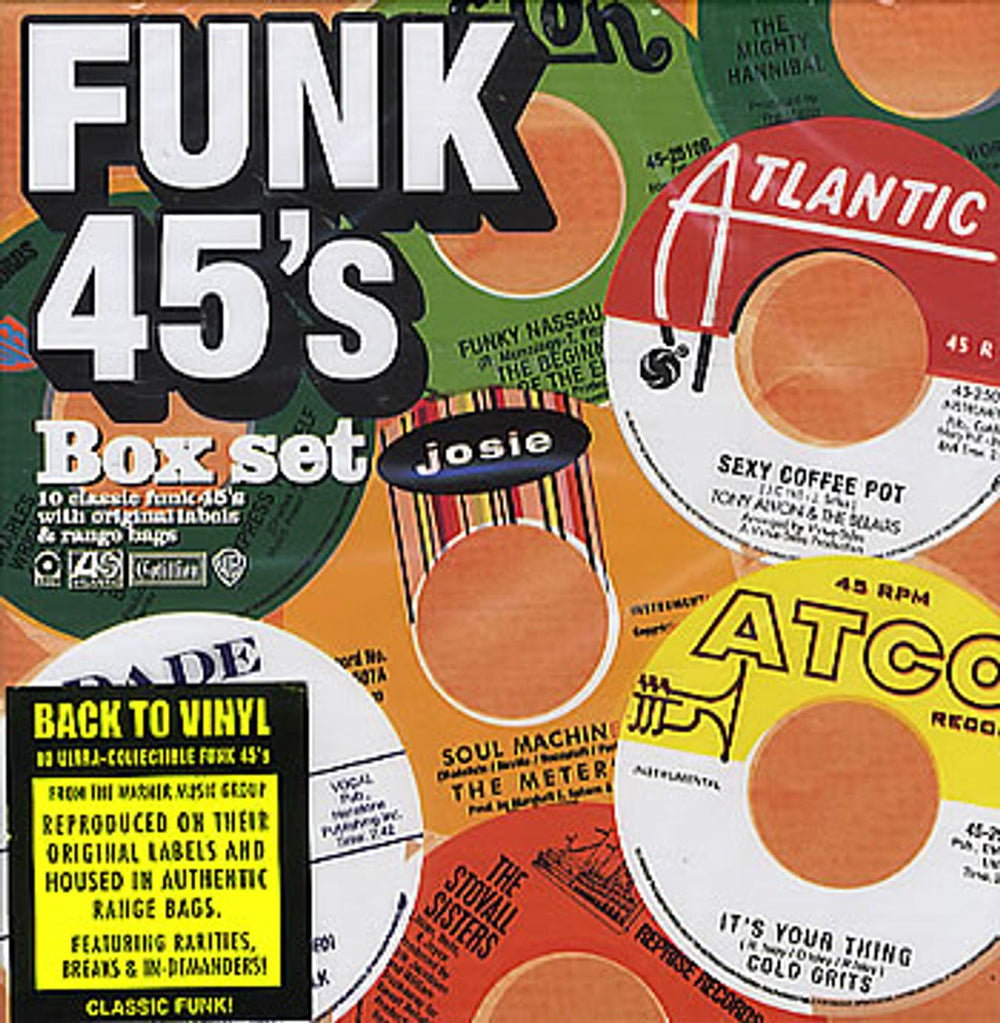 Various-Soul & Funk Funk 45's - Hypesticker - Sealed UK 7" vinyl single (7 inch record / 45) 5046725547