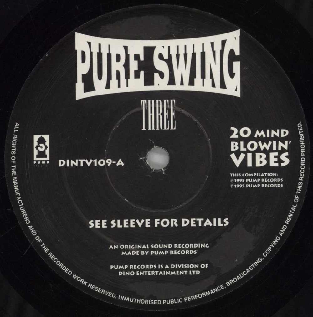 Various-Soul & Funk Pure Swing III UK vinyl LP album (LP record) SJFLPPU861318