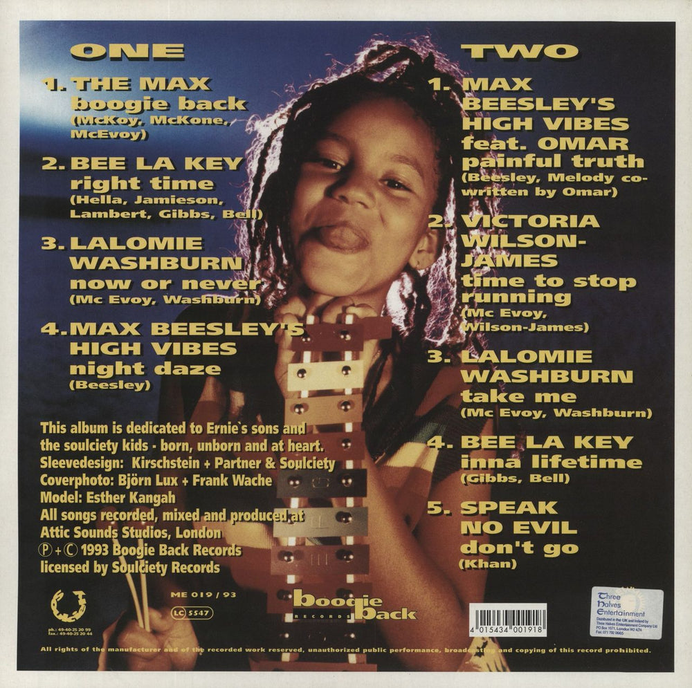 Various-Soul & Funk The Soul Of Boogie Back - High Vibes German vinyl LP album (LP record) 4015434001918