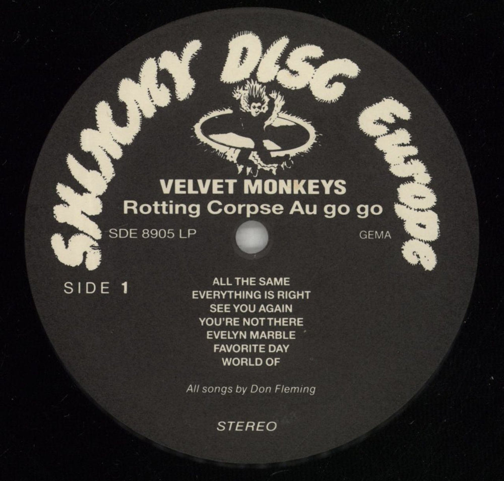 Velvet Monkeys Rotting Corpse Au Go Go German vinyl LP album (LP record) VELLPRO878879
