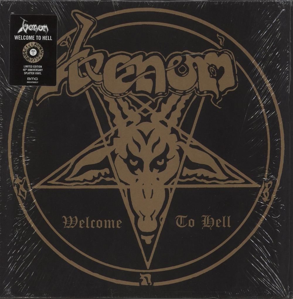 Venom Welcome To Hell UK vinyl LP album (LP record) BMGCAT660LP