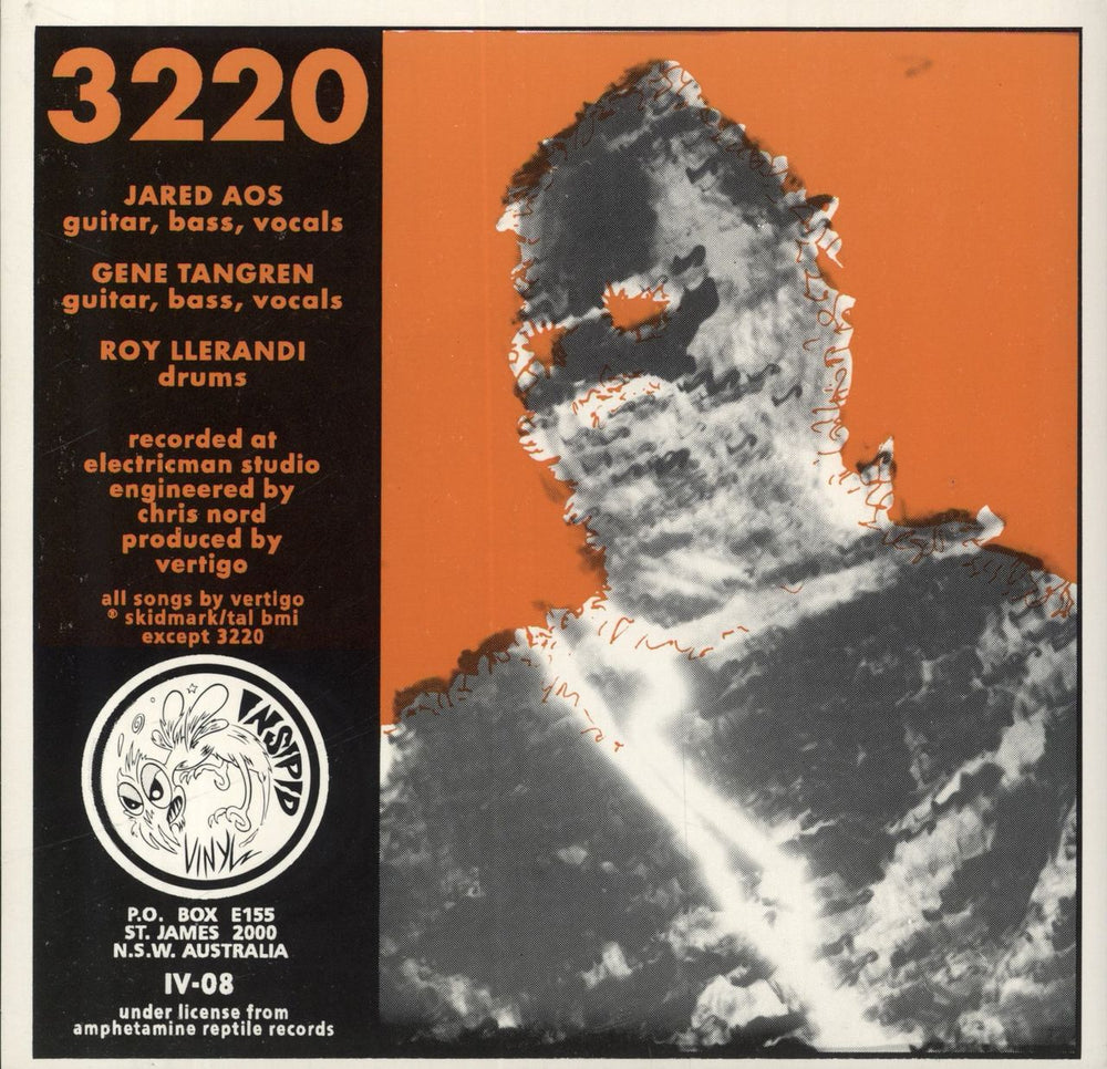 Vertigo (Noise Rock) Burnin' Inside Australian 7" vinyl single (7 inch record / 45)