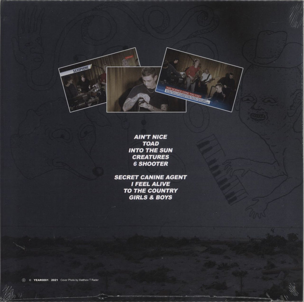 Viagra Boys Shrimp Sessions 2 - Blue Vinyl - Sealed Swedish vinyl LP album (LP record) 5056167162865