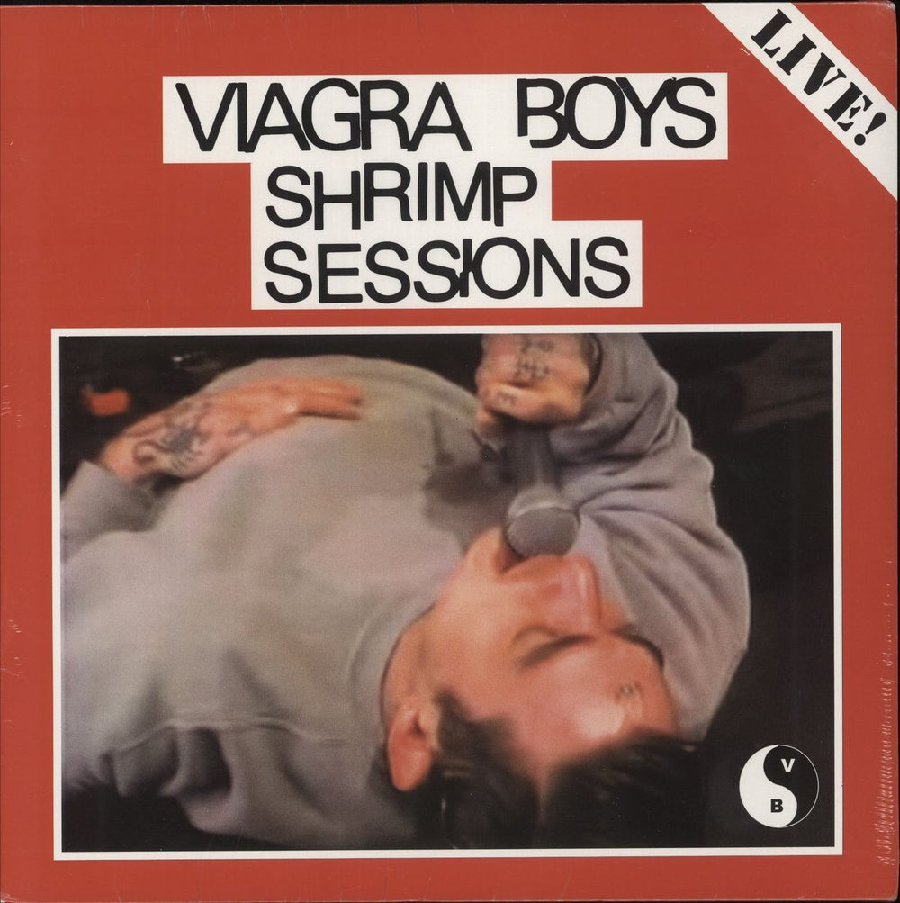 Viagra Boys Shrimp Sessions - Red Vinyl - Sealed UK vinyl LP album (LP record) YEAR0001RT01