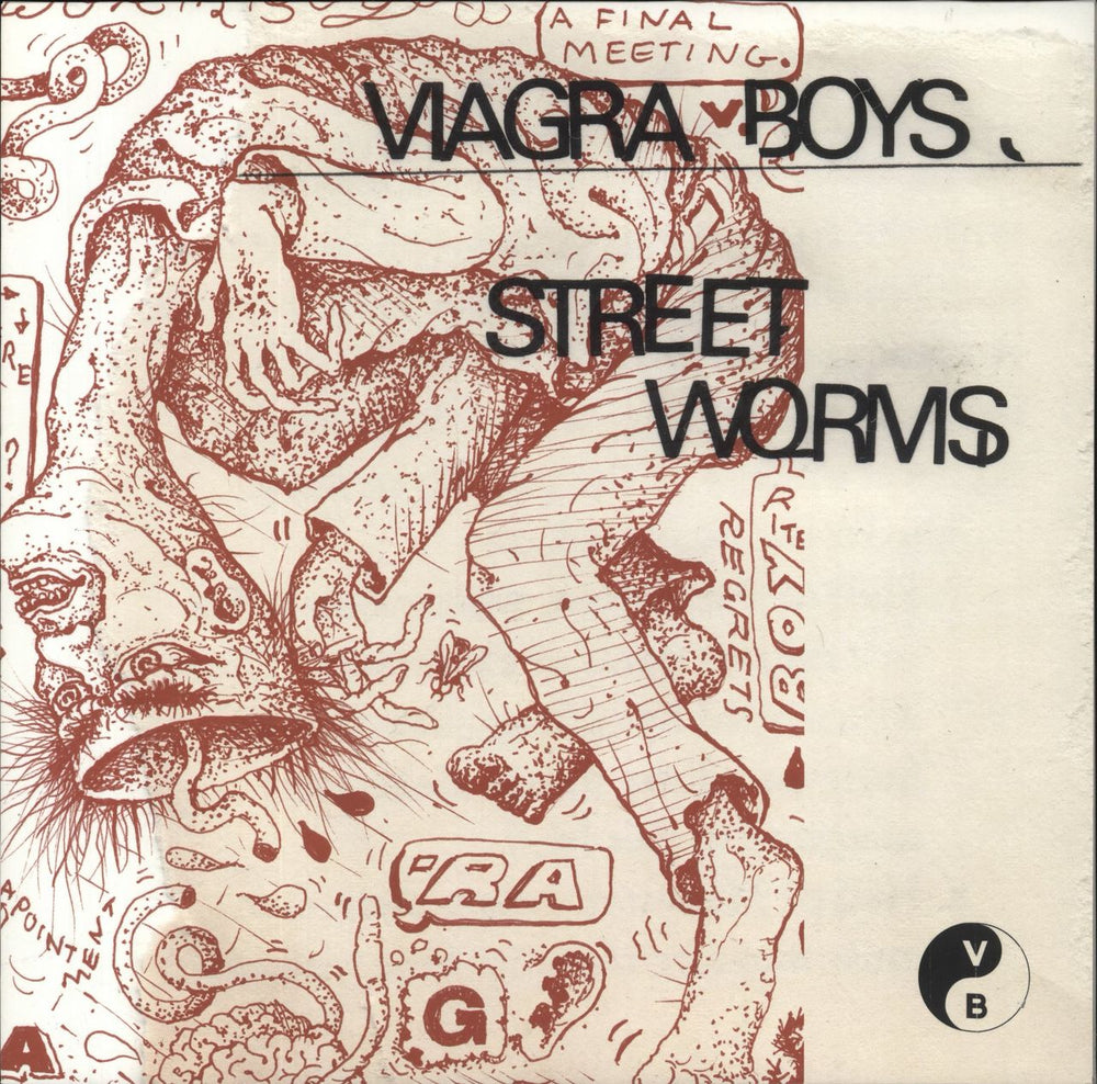 Viagra Boys Street Worms - 180g Clear Vinyl Swedish vinyl LP album (LP record) YR0053