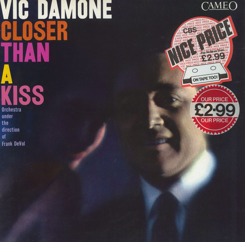 Vic Damone Closer Than A Kiss UK vinyl LP album (LP record) 32371