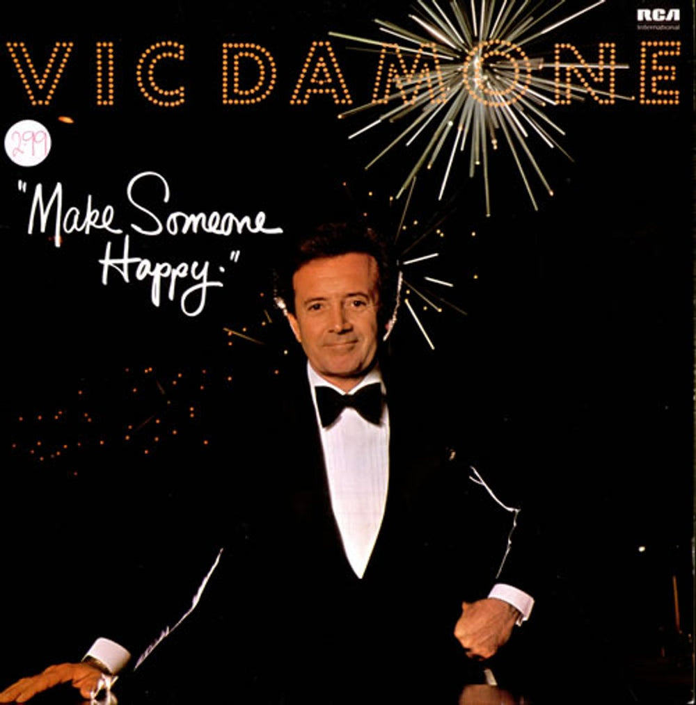 Vic Damone Make Someone Happy UK vinyl LP album (LP record) INTS5125