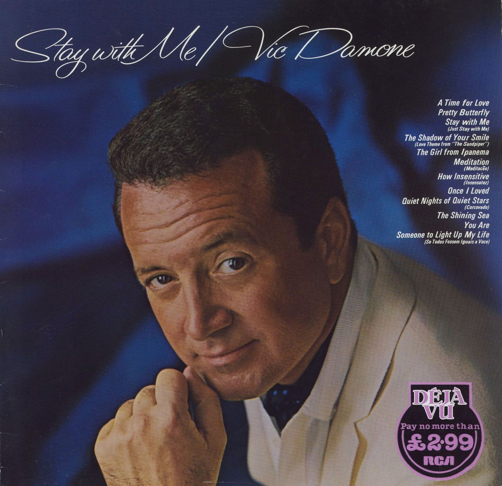 Vic Damone Stay With Me German vinyl LP album (LP record) NL89262