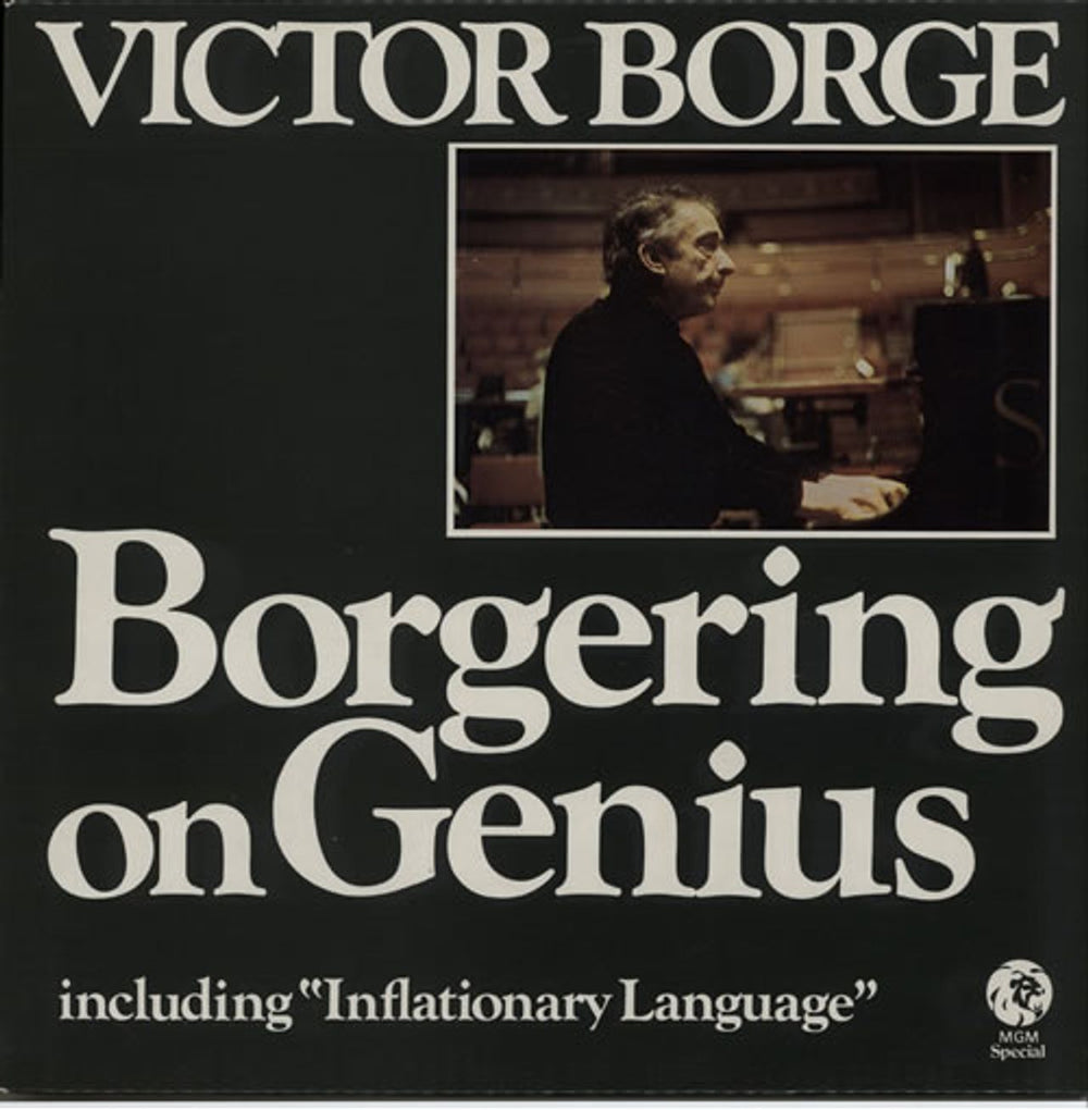 Victor Borge Borgering On Genius UK vinyl LP album (LP record) 2354029